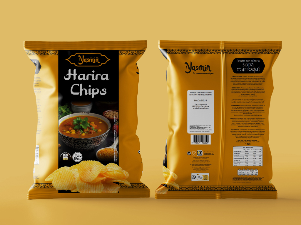 Yasmin Chips - Packaging
